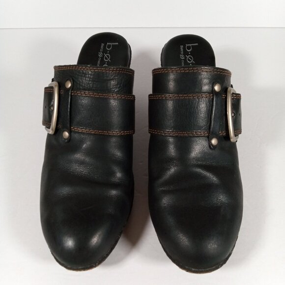 b.o.c Born Concept Leather Mules Women Size US 9 Black BC3725 - Picture 9 of 15